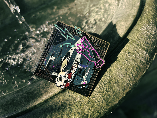 Underwater City Enamel Pin