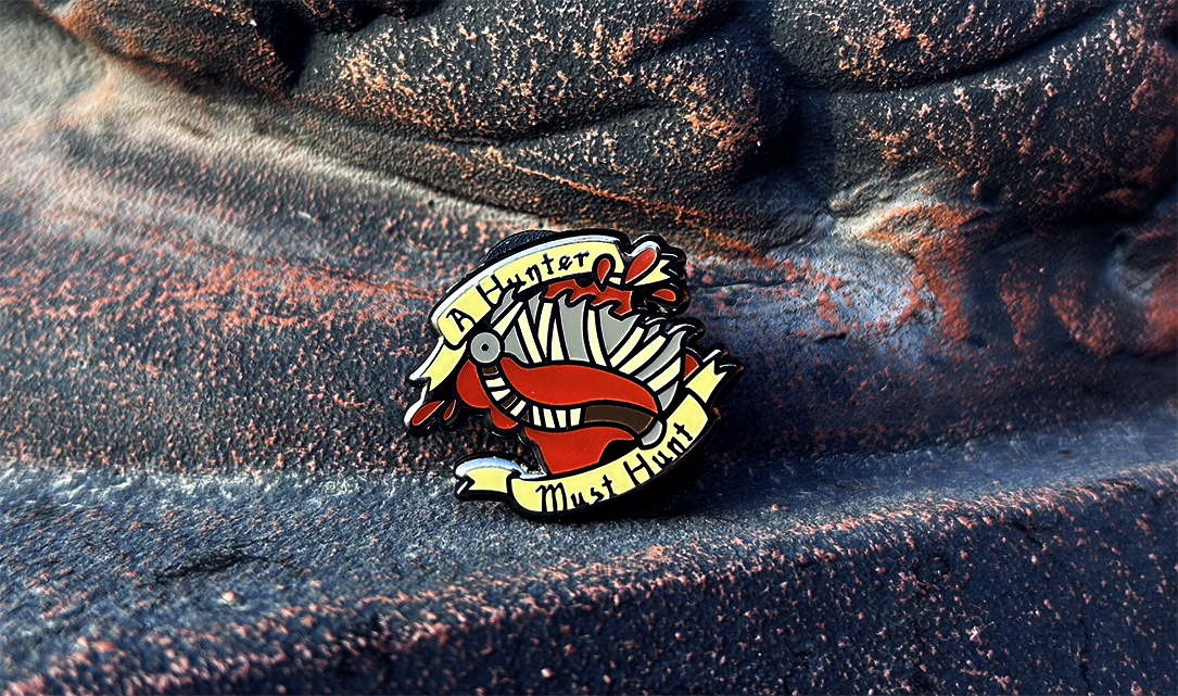 Eldritch Souls Hunter 1in Enamel Pin