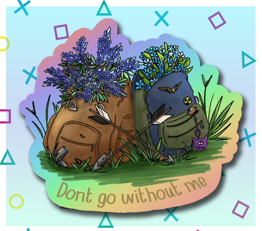 Joel & Ellie Backpack Sticker