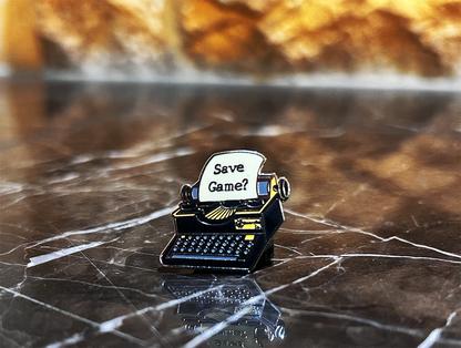 Bad Resident Typewriter 1in Enamel Pin