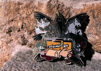 Vill8ge Bad Resident 3in Enamel Pin