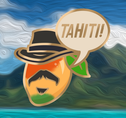 Tahiti! Mango 1.5in Enamel Pin